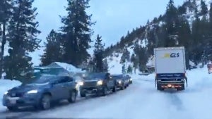 Lake Tahoe Commuters’ Trip Stretched 15 Hours in Epic Snow Storm