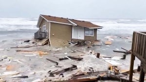 North Carolina Man’s New House on Outer Banks Gets Swept Out to Sea