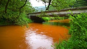 Slovakia’s Slana River Runs Red From Abandoned Mine Runoff, Devastating Wildlife