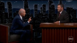 Biden Makes His First Presidential Late-Night Show Appearance on Jimmy Kimmel 