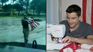 Autistic Boy Repairs Flags for Free and Other Touching Stories About Patriotism