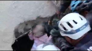 Baby Girl Pulled From Rubble of Building Collapse in Jordan After 26 Hours
