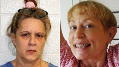 Elizabeth Freeman, left, has been arrested in the murder of 70-year-old Lynn Keene, right.