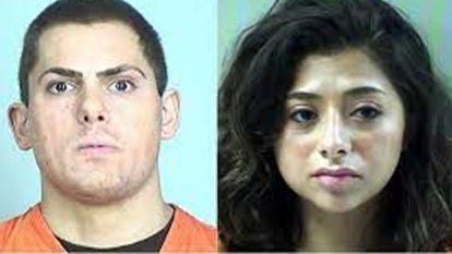 (l-r) Anton "Tony" Lazarro, 31 and Gisela Castro Medina, 19, both arrested on sex trafficking minors, among other charges.