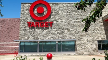 Stock image of an exterior photo of a Target store. 