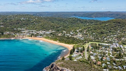 A stock image of a beach scene in Avalon, Australia.
