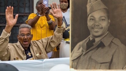 Lawrence Brooks, oldest Living WWII vet celebrates turning 112; a photo of Brooks when he was serving in the U.S. Army