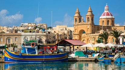 A scenic view of the island of Malta.