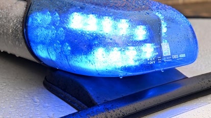 A stock image of police lights. 