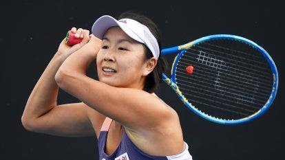 Peng Shuai recently competed at the 2020 Australian Open.