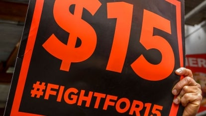 Fight for 15 poster 
