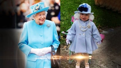 Queen ‘Mini-Me’: 2-Year-Old Dresses Like Queen Elizabeth