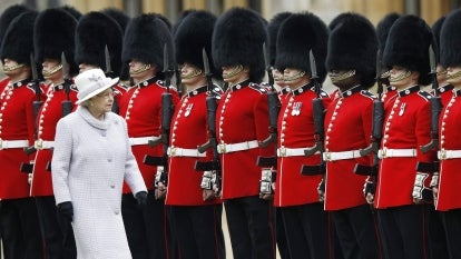 Queen Elizabeth's guards
