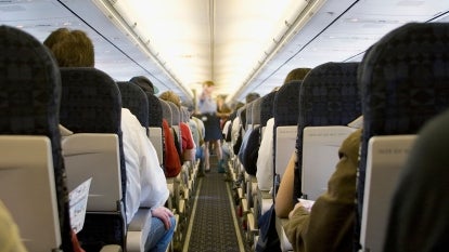 People on a flight 