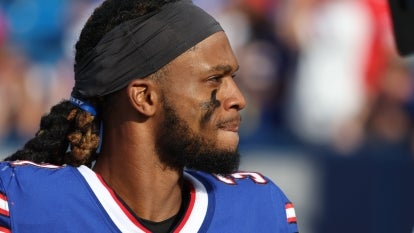 Buffalo Bills' Damar Hamlin photographed at an August game.