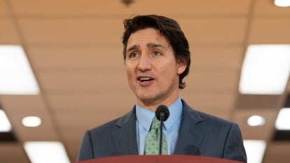 Canadian Prime Minister Justin Trudeau