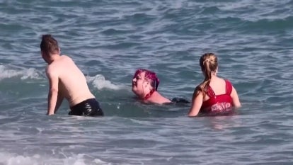 Some Europeans Hit the Beach During Unusually Warm Winter 