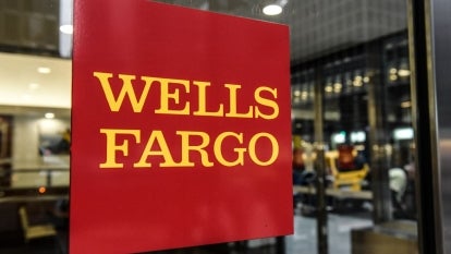 Wells Fargo bank sign