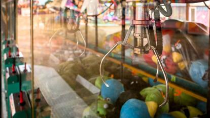 Close-Up Of Claw Machine