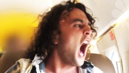 Plane Passenger Freaks Out