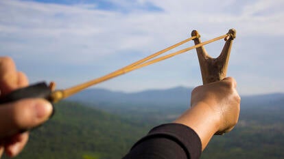 A generic image of a slingshot.
