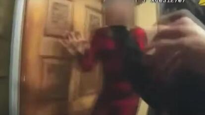 Handcuffed Black Child