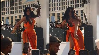 Cardi B Throws Microphone at Las Vegas Concertgoer Who Tossed Drink at Her