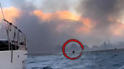Some People in Hawaii Jump Into Ocean to Escape Wildfire