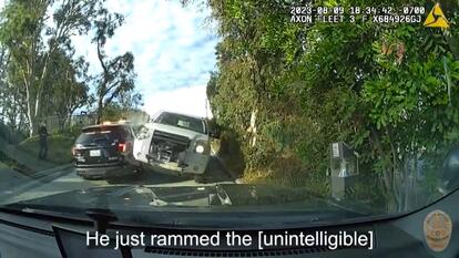 Suspect Shot After Ramming SUV Into Police Cars to Get Away: Cops