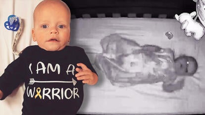 Tests determined that Benny had a rare cancer called retinoblastoma.