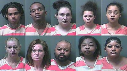 mushots of 10 people