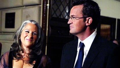Marta Kauffman and Matthew Perry