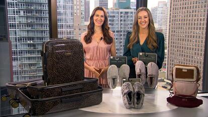 Inside Deals: Hardside Luggage Set, Plush Slippers, BEARPAW Handbags