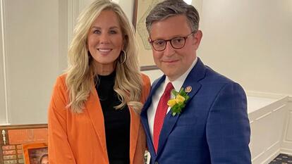 House Speaker Mike Johnson and his wife.