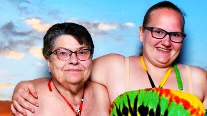 Gayle Jarrett and her granddaughter Kayla.