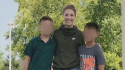 Amber Vensil and her two sons