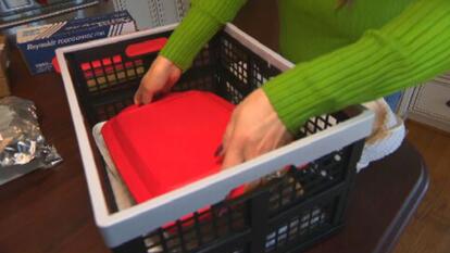 Packing Thanksgiving food