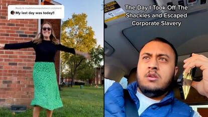 These People Quit Their Jobs in Public Places