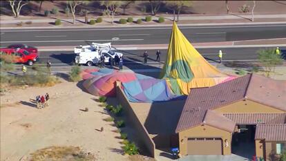 Hot Air Balloon Crash-Lands 