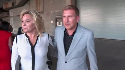 Reality TV star Todd Chrisley and his wife