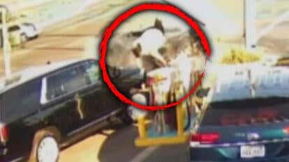 Crossing guard hit by a car