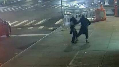 Jonathan Majors Runs From Ex-Girlfriend in security video