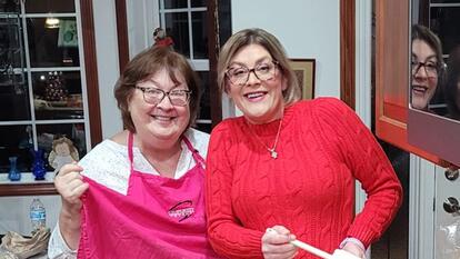 Emily Matson and her mom