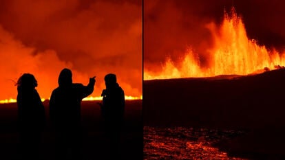 Volcano Eruption in Iceland 