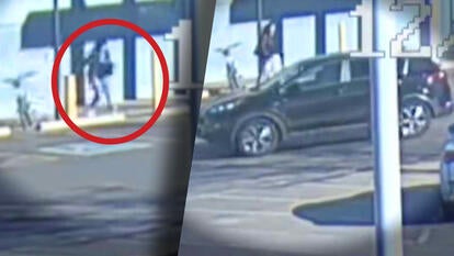 Police say a woman stole the getaway vehicle of 3 suspects robbing a check cashing location in Commerce City, Colorado.