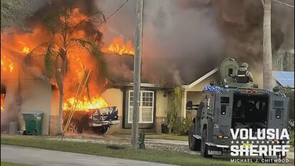 Deputies Knock Down Balcony to Get Robbery Suspect