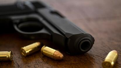 Getty Stock Image of Handgun