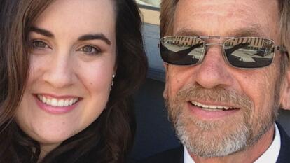 Ashley Randele and her father Thomas, formally known as Ted Conrad