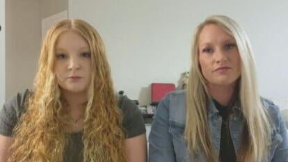 Anita Young and her daughter Riley