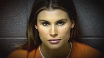 Mugshot of woman
